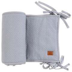 Pure Baby Cot Bumper - Grey color