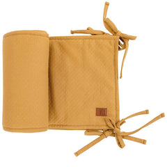 Pure Baby Cot Bumper - Mustard color