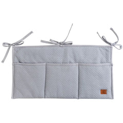 Pure Baby Cot Organizer - Grey color