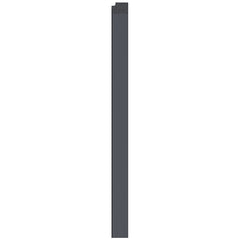 Right Strip for L-Line in Anthracite Color 3.05