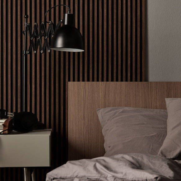 Small Line Mocca Color Fluted Wall Panels For Interiors 3.05 meters