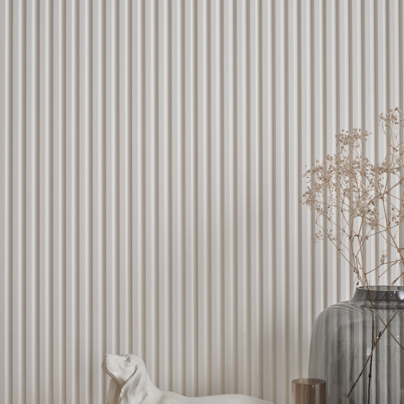 S Line white color wall panels