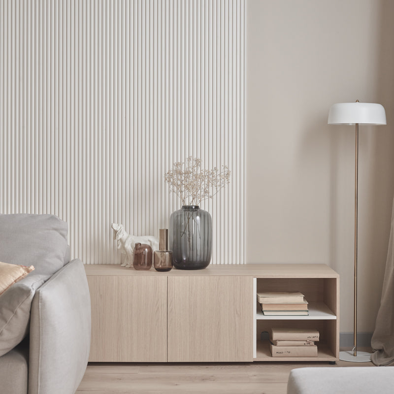 Left Strip for S-Line in White Color - VOX Furniture UAE