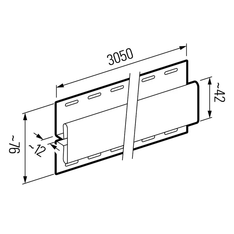 Center Joint Trim - Brown
