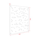 Pegboard Set 1 with pegs - 60x60 - VOX Furniture UAE
