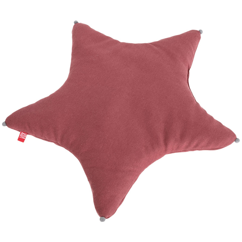 Star Pillow PURE - Brick Red Color - VOX Furniture UAE