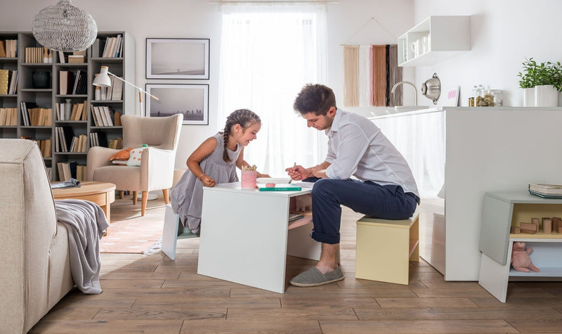 Tuli stools - green/ yellow - VOX Furniture UAE