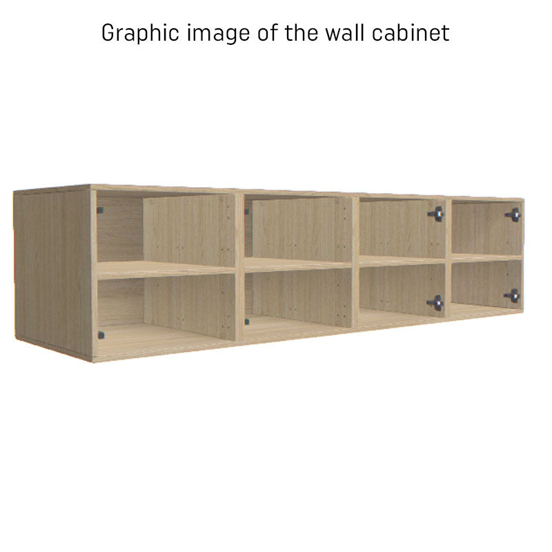 Wall cabinet -oak - VOX Furniture UAE