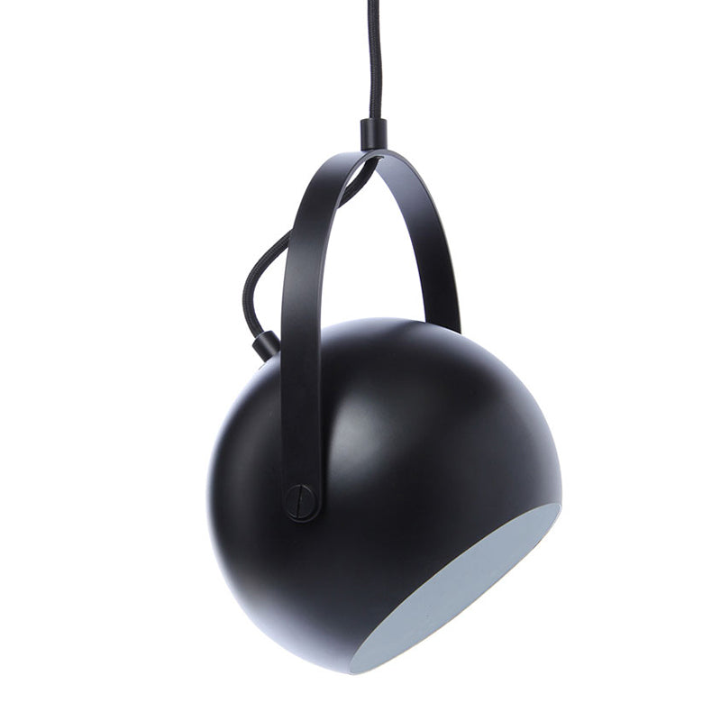 Pendant Light with hanging ball holder - Black - VOX Furniture UAE