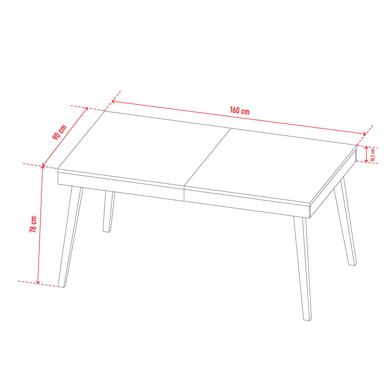 Foldable Dining Table - 4 to 10 seater - VOX Furniture UAE