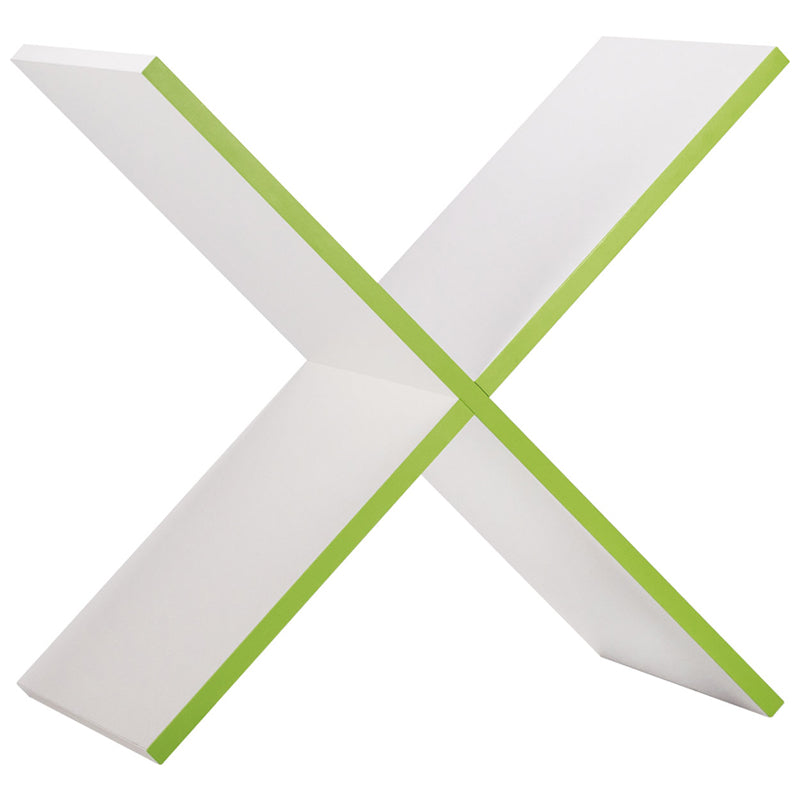 Shelf - white & neon yellow colors - VOX Furniture UAE