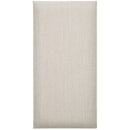 Wide Rectangular upholstered panel - Beige tweed - VOX Furniture UAE