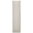 Tall Rectangular upholstered panel - Beige tweed - VOX Furniture UAE