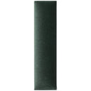 Tall Rectangular upholstered panel - Bottle Green velvet shiny - VOX Furniture UAE