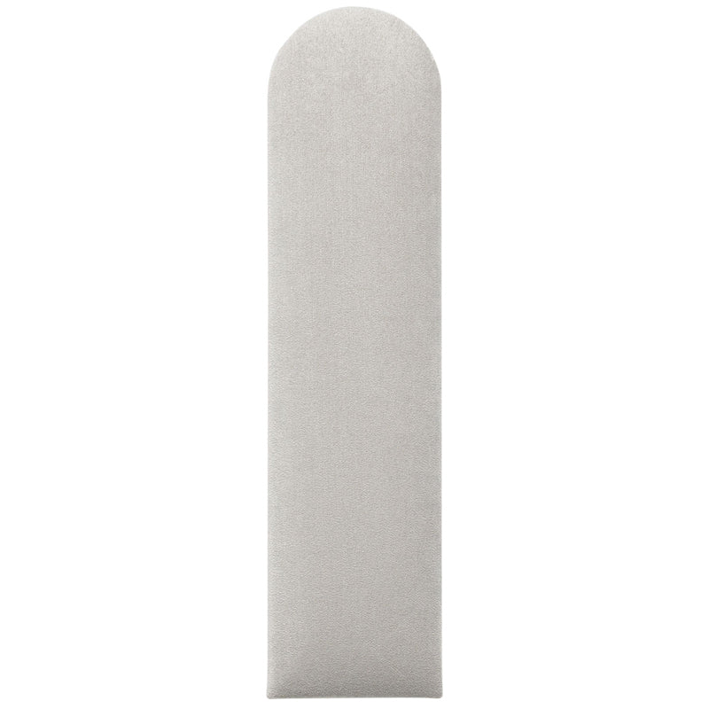 15x60cm Tall Rounded Oval - Gray Velvet Matt | Soform Wall Panels