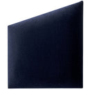 Geo upholstered panel - Blue velvet shiny - VOX Furniture UAE