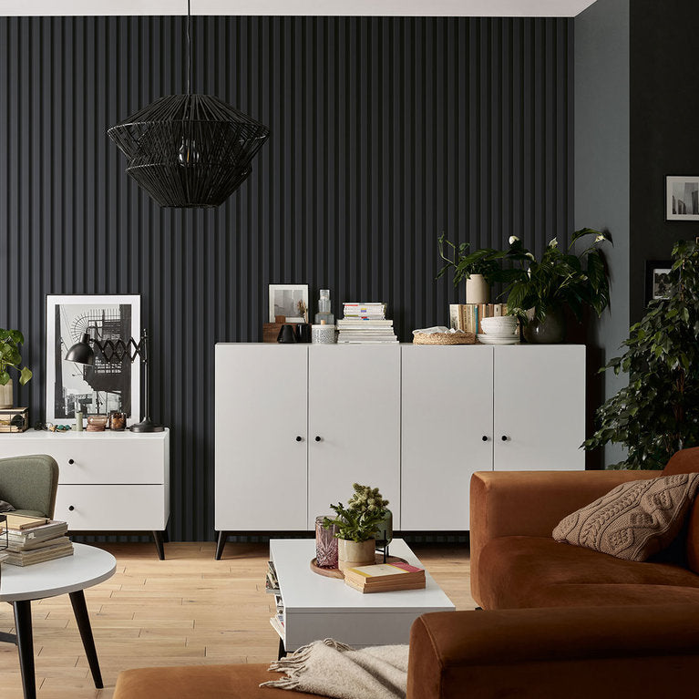 Universal Strip for L-Line in Anthracite Color - VOX Furniture UAE