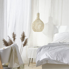 M-Line White Color 3.05 meters - Slatted wall panels for interiors