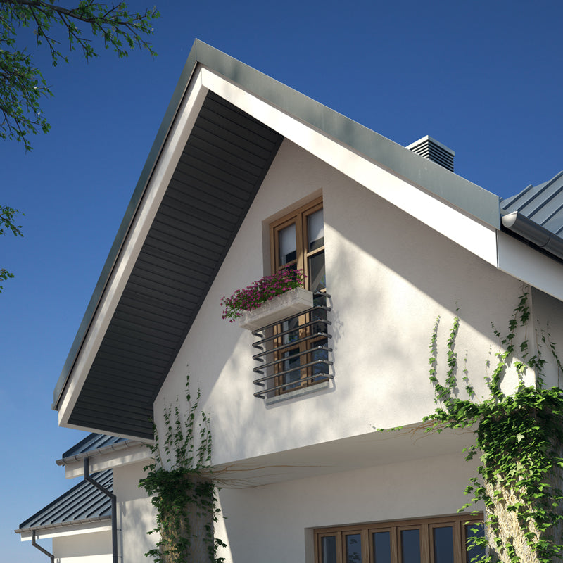 Soffit ceiling panels with perforation - Graphite - VOX Furniture UAE