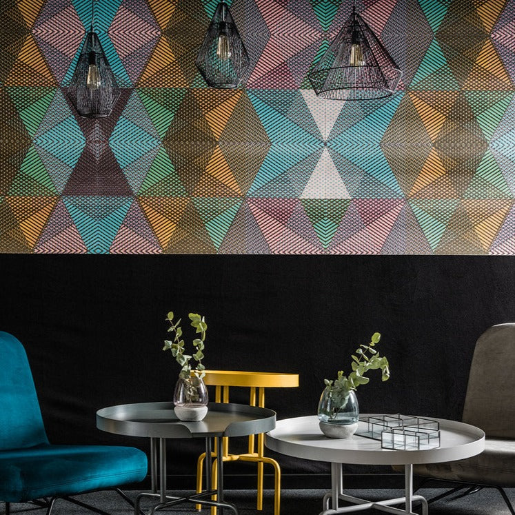 Geometric cafe - set of 18 panels - VOX Furniture UAE