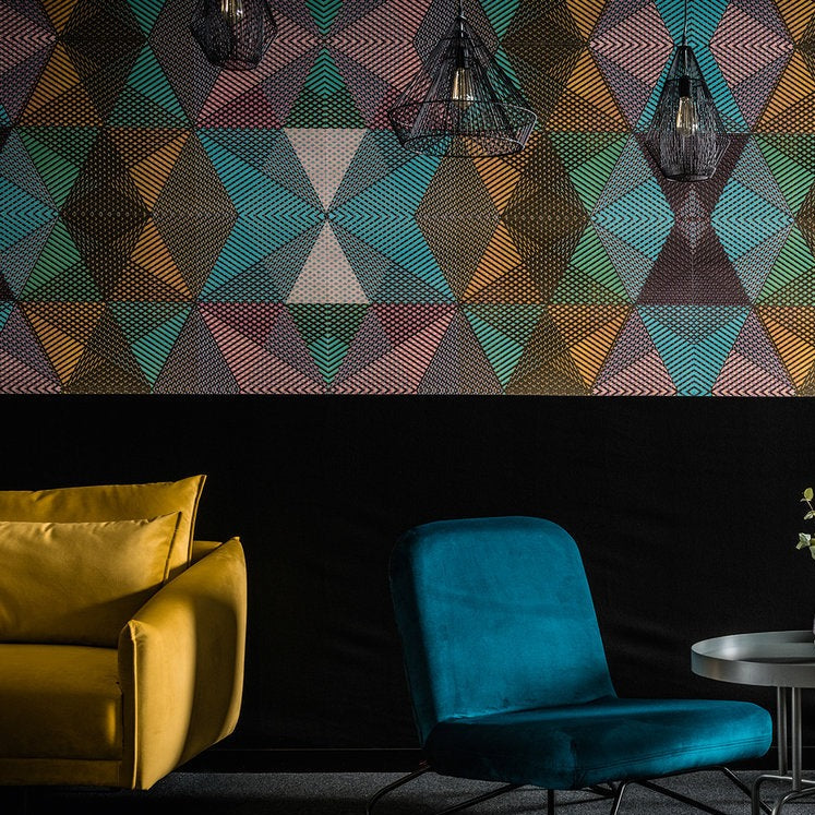 Geometric cafe - set of 18 panels - VOX Furniture UAE