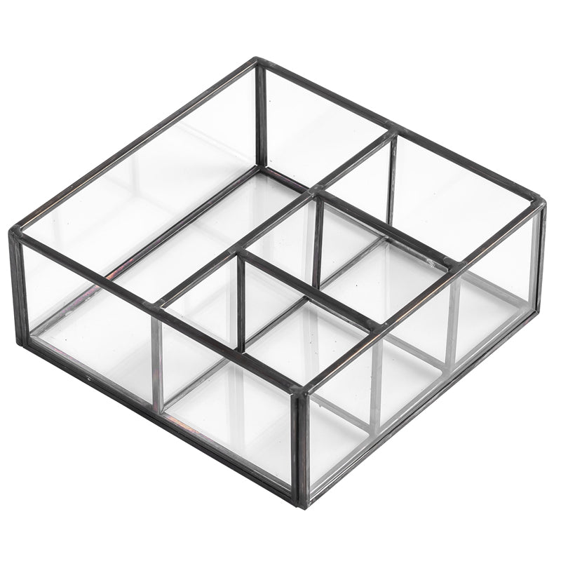 Sevi glass organizer box - VOX Furniture UAE