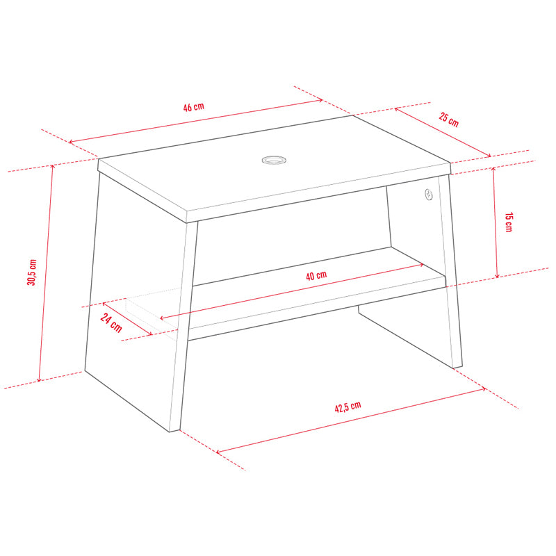 Tuli Table - yellow/ green - VOX Furniture UAE