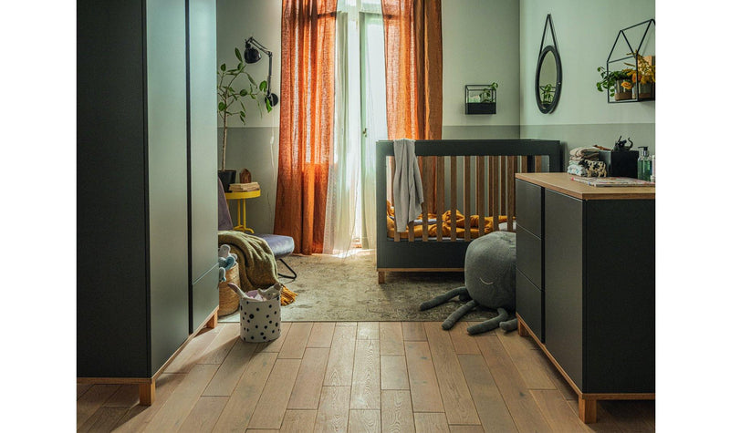 Dresser with changer- graphite - Voxfurniture.ae