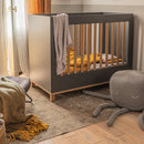 Cot bed fitted sheet - Grey - VOX Furniture UAE