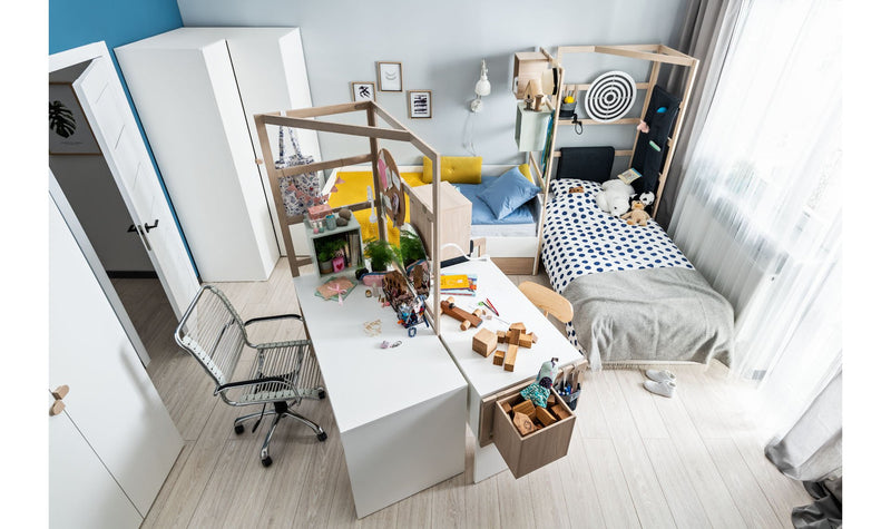 Cube shelf - Pine - Voxfurniture.ae