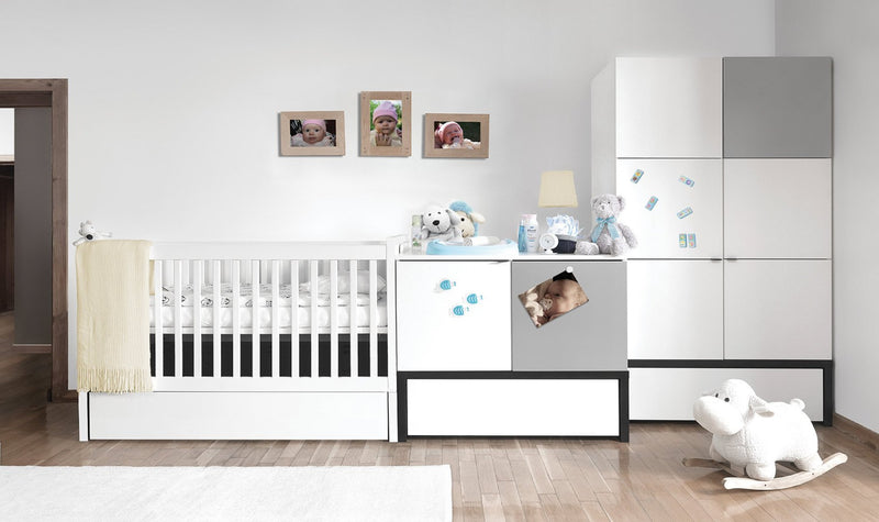 2 Door Wardrobe with Drawer - Young user - Baby Vox - Voxfurniture.ae
